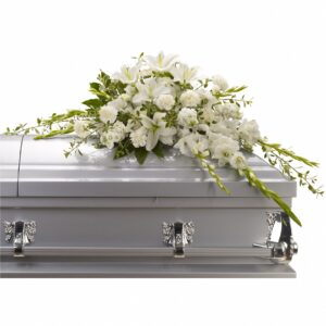 Bountiful Memories Casket Spray T242-4A